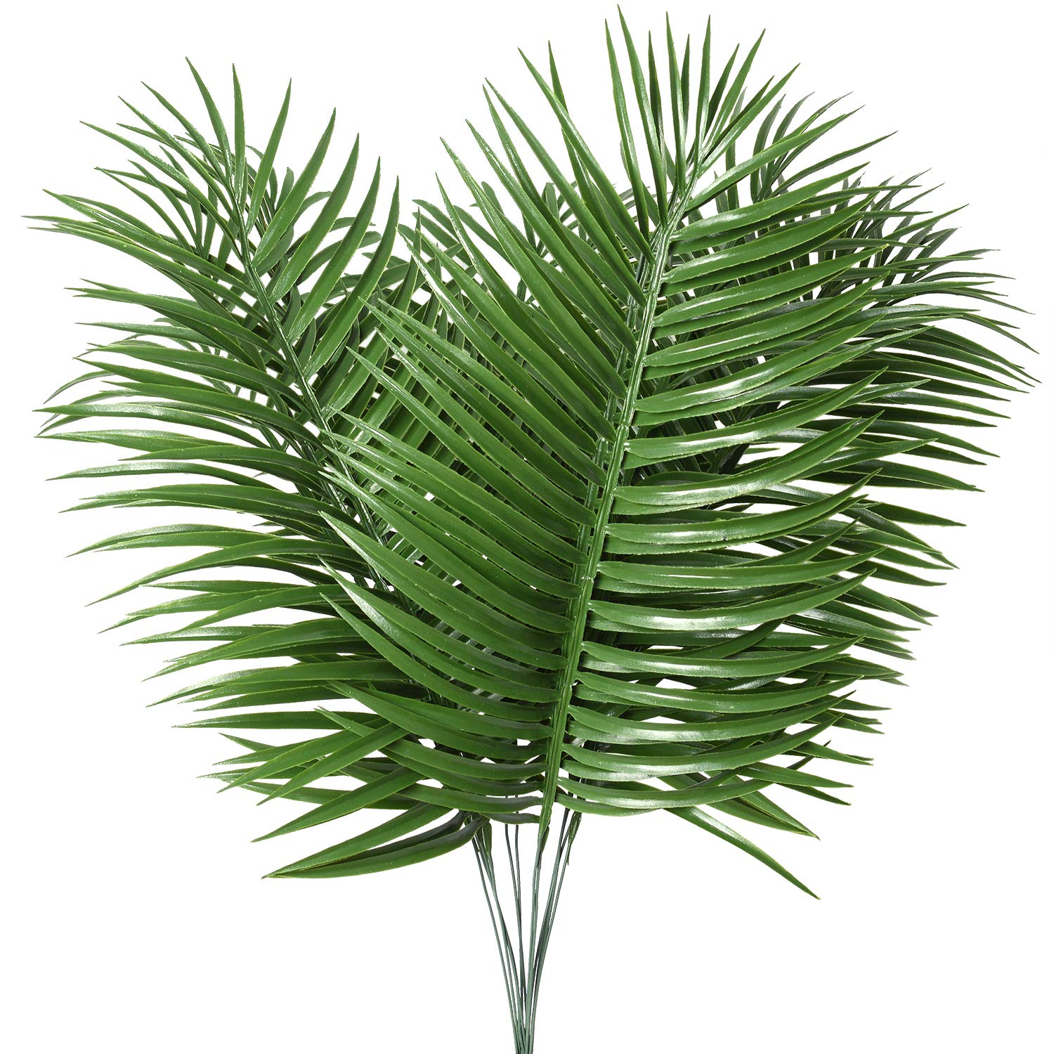 Amazoncom JiaTaiR Artificial Palm Tree Leaves Tropical Plants Faux