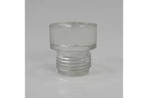 BILLET PROOF DESIGNS Clear Round Timing Plug Sight Window - Fits All Harley Big Twin FX/FL, Touring, Softail, Dyna, FXR & Sportster Models - Harley Transparent Engine/Motor Timing Tool - Motorcycle Chopper Bobber Non_HEX