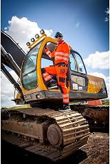 Portwest T501 PW3 Hi Vis Trousers Orange Black 12 Pockets Holster Kneepad view 8