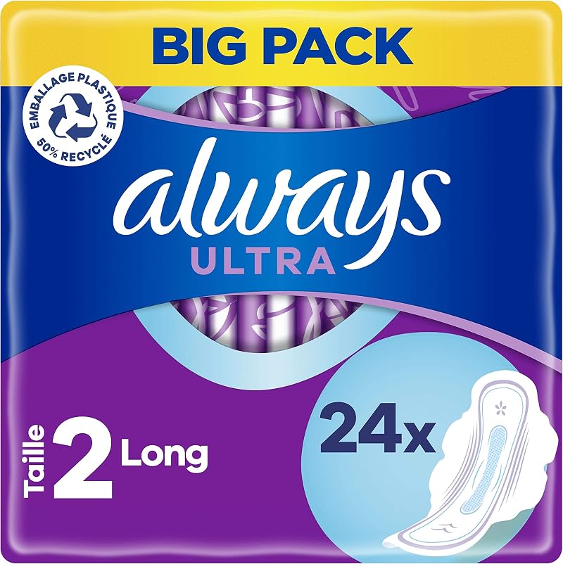 Always Ultra Long Size 2 with Wings Sanitary Pads 24x
