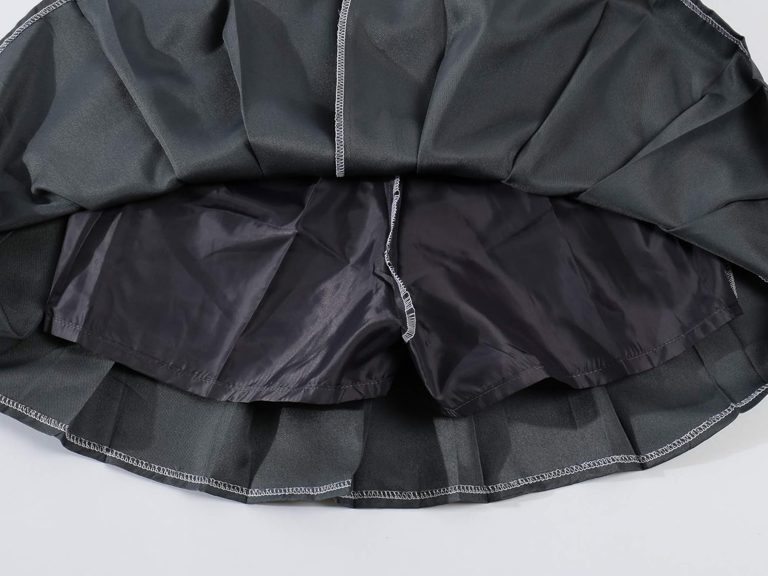 Beautifulfashionlife Women's High Waisted Pleated Mini Skirt A-line Shorts with Elastic Wide Waistband: Clothing