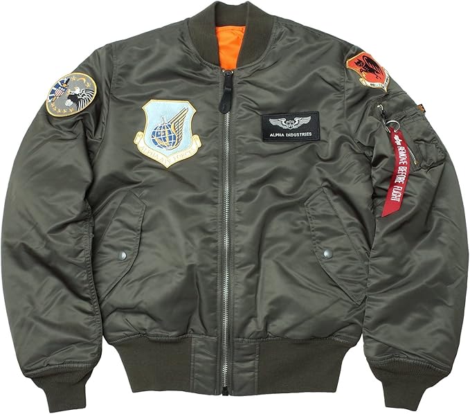 Amazon Alpha社 Ta0110 Ma 1 タイトジャケット Aircrew Patch 16 Xl176レプリカグレー コート ジャケット 通販