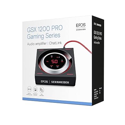 Buy Epos Sennheiser Gsx 10 Pro Gaming Audio Amplifier External Sound Card With 7 1 Surround Sound Daisy Chain Gaming Dac And Eq Headphone Amp Compatible With Windows Mac Laptops And