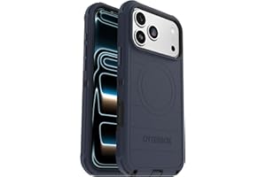 OtterBox iPhone 17 Pro Max (Only) - Defender Series Case - Vintage Indigo Dream (Blue & Black) - Snaps on MagSafe - Tough - R