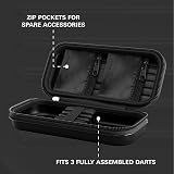 Target Darts Takoma Dart Wallet Regular Size Black with 3 Darts Case view 3