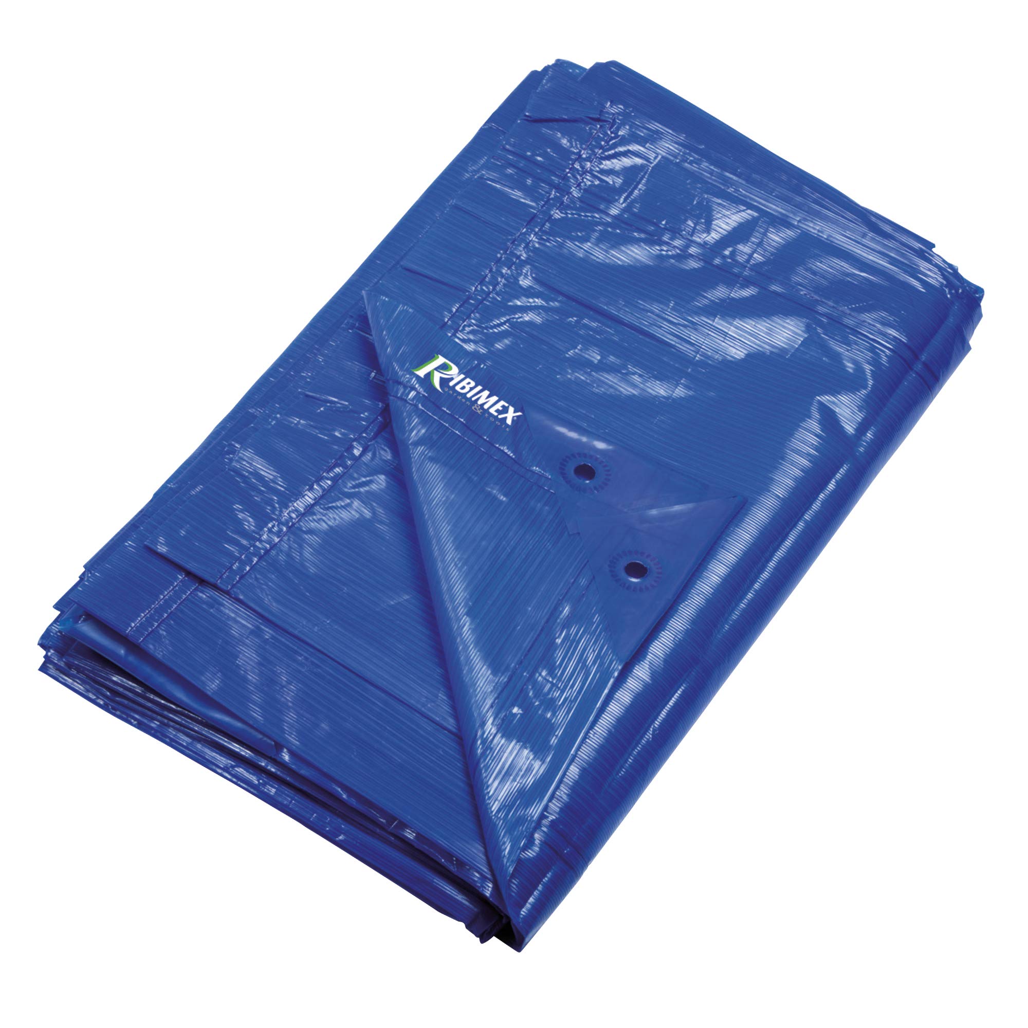 RIBILAND 6401 Tear-resistant Tarpaulin 3 x 5 m 90 g/m² Blue