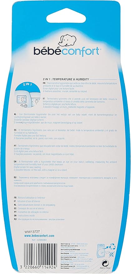 Bebe Confort Thermometre Hygrometre Amazon Fr Bebes Puericulture