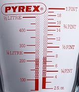 Pyrex Measuring Jug 500ml Multicolor Pack of 2 P586 Borosilicate Glass view 2