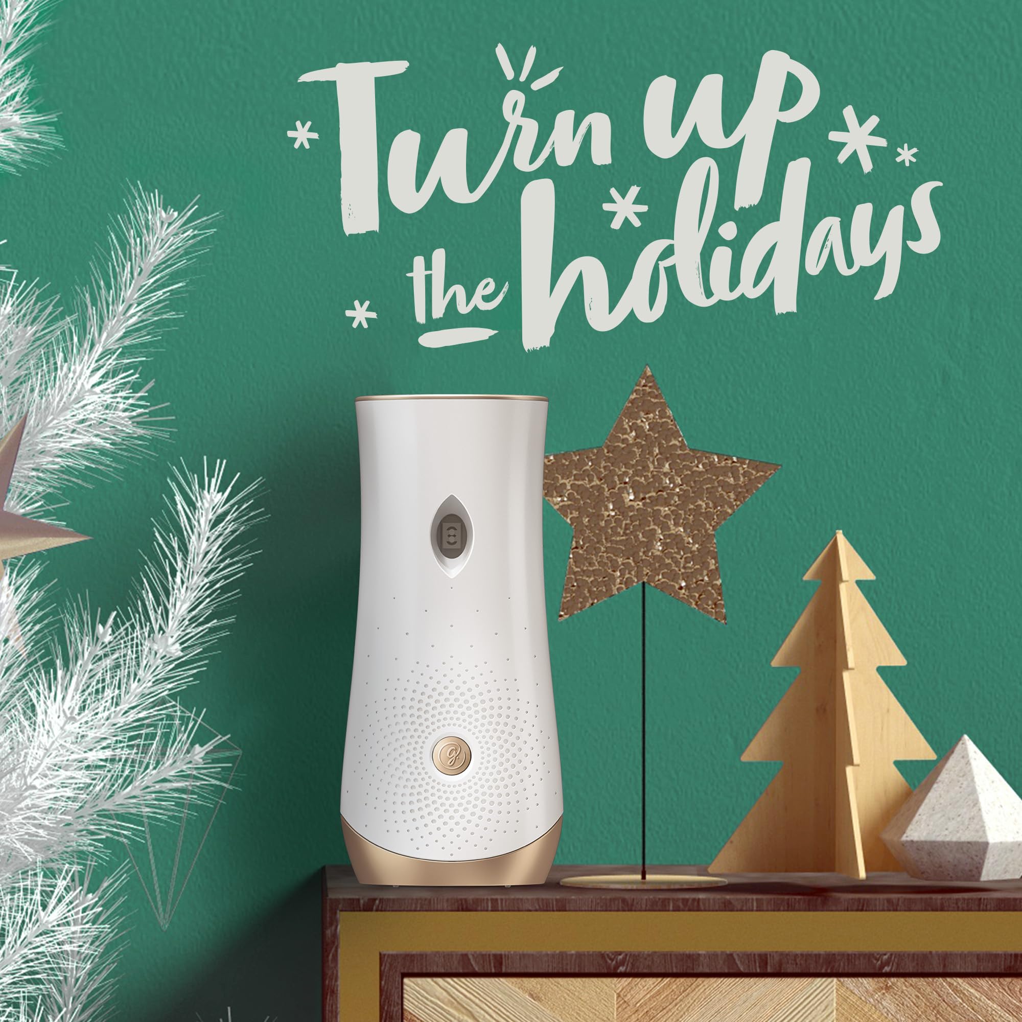 Glade Automatic Spray Refill and Holder Kit, Air Freshener for Home and Bathroom, Twinkling Pine & Cedar, 6.2 Oz