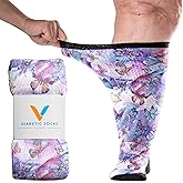 Viasox EasyStretch Diabetic Socks for Men & Women, Non Binding Top, Seamless Toe, Loose Fit, Butterfly