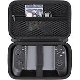Baval Hard Travel Case for Moblie Game Controller | Compatible with Retractable Mobile Gaming Controller with Phone Case Support, Mesh Pocket, Accessory Storage