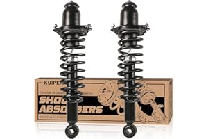 KUIPERAUTO Rear Struts Pair Complete Assembly Shocks Absorbers Coil Spring Compatible for 2003-2008 Toyota Matrix/Pontiac/Corolla 171373R 171373L (2PCS)