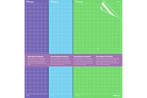 CRABCUT Cutting Mats for Cricut Maker 4/Explore 4/Maker 3/Explore 3/Explore Air 2 12x24 Inch 3Pack Variety Durable Long Lasting Standard Stickness Replacement Cut Mat for Cricut/Siser Juliet Romeo