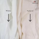 FT Fashion Track Muslin Cotton Cheesecloth 100% Cotton 55in x 5m Natural view 9