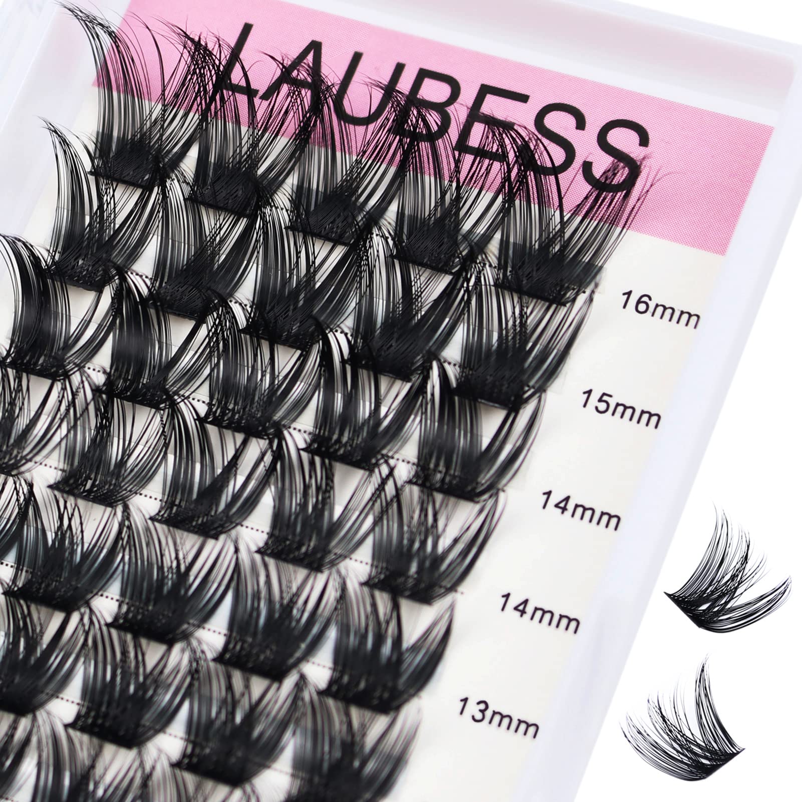 Cluster Lashes Mixed Length Individual Lashes D