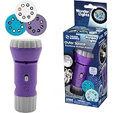 Wonder Lights: Outer Space - Flashlight Projector | Exploration Toy | Discover Fun Astronomy Facts | 24 Images w/ Interactive Poster | STEM Science Learning &amp; Education | Ages 3+