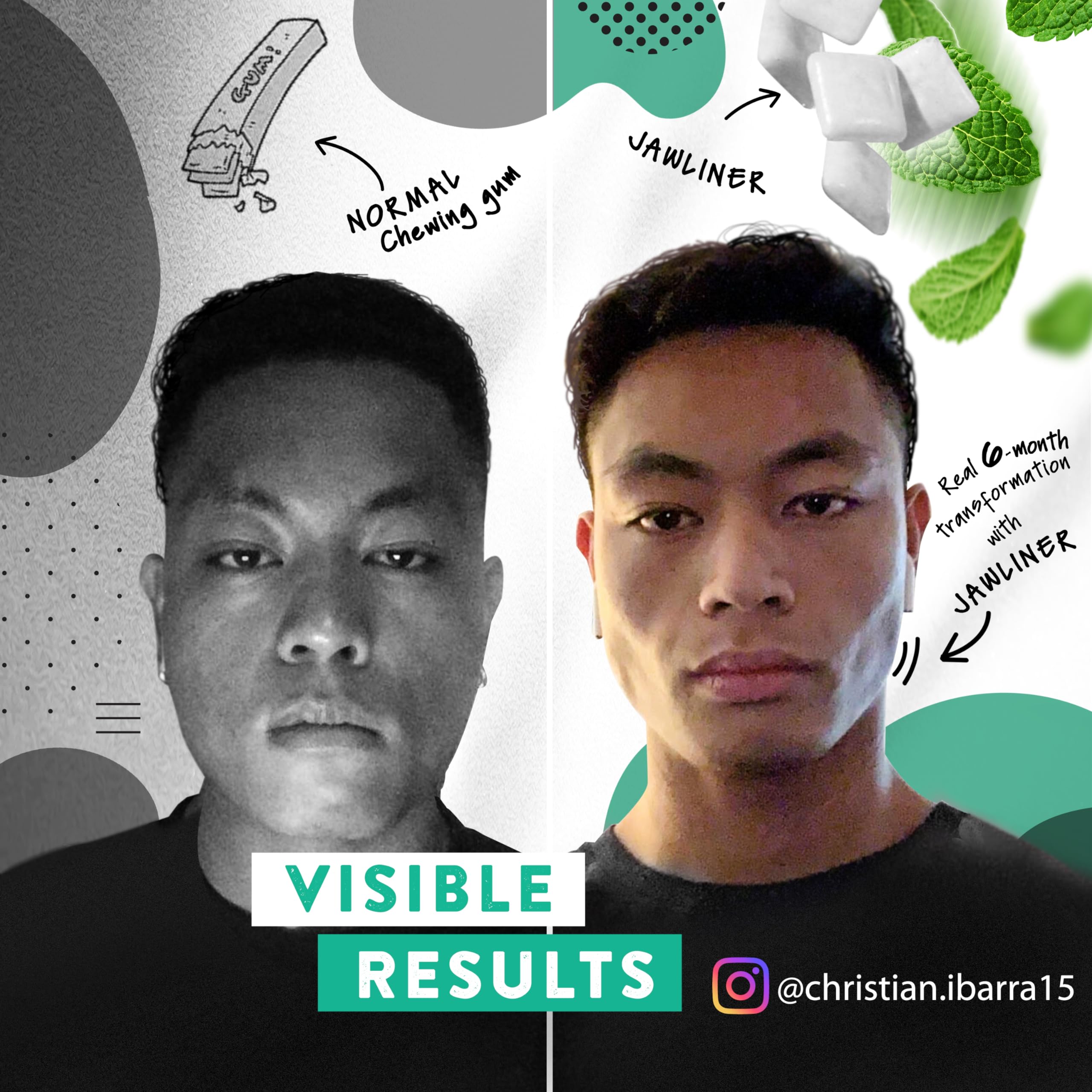 Mua JAWLINER Fitness Chewing Gum (2 months pack) Jawline Sugar Free