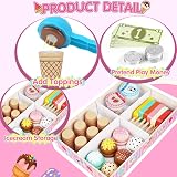 Dreamon Wooden Ice Cream Set for Kids 46 PCS Imaginative Play Toy view 4