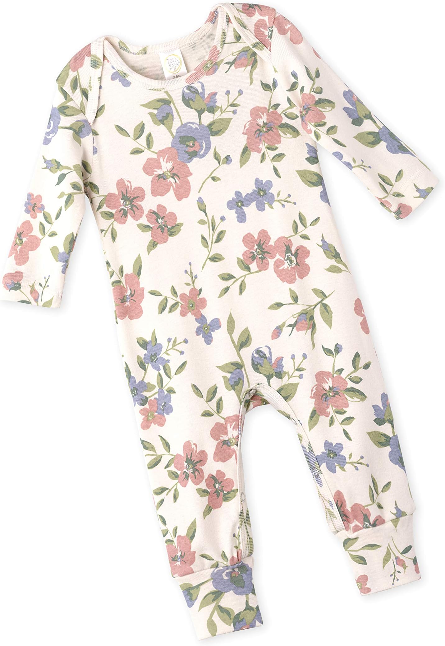 Tesa Babe Spring Flowers Romper, Newborn & Baby Girl Cotton Playsuit