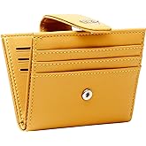 Badiya Small Wallets for Women Bifold Multi Card Case Wallet Slim Credit Card Holder with Zipper Coin Purse
