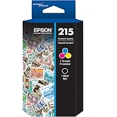 Epson 215 Genuine Ink Cartridge Black and Color Combo Pack T215120-BCS | Works With WorkForce WF-100 WF-110 EC-C110