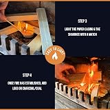 Woodcycle Natural Firelighters - 200 Eco-Friendly Starters for BBQs view 7