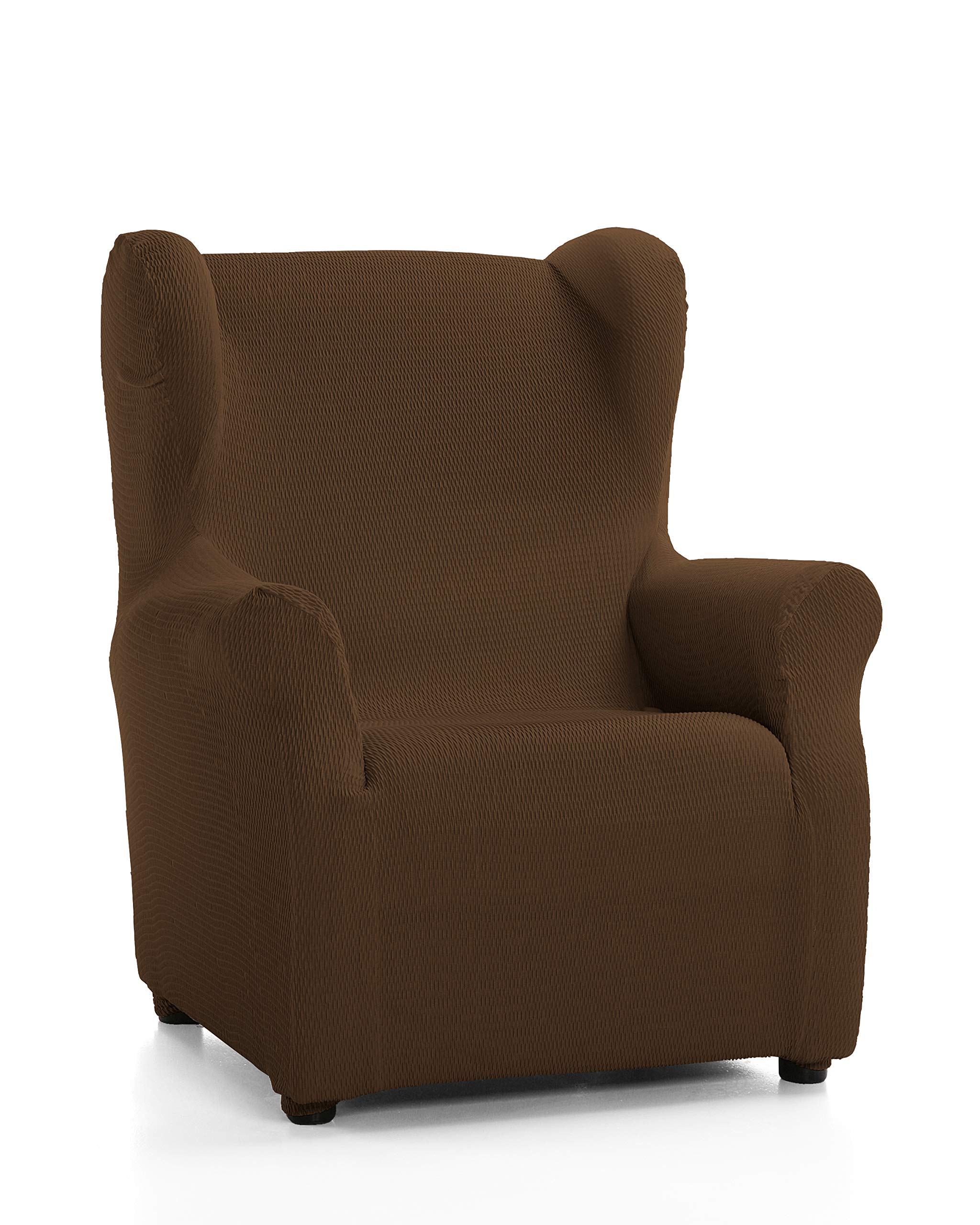 Martina Home Armchair Cover, Fabric, Brown, Wingchair