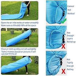 DERJLY Inflatable Lounger Air Sofa