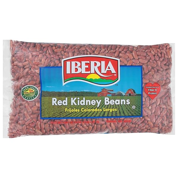 IBERIA RED KIDNEY BEANS, 4 LB.