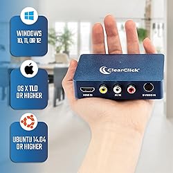 ClearClick Video to USB 1080P Audio Video Capture