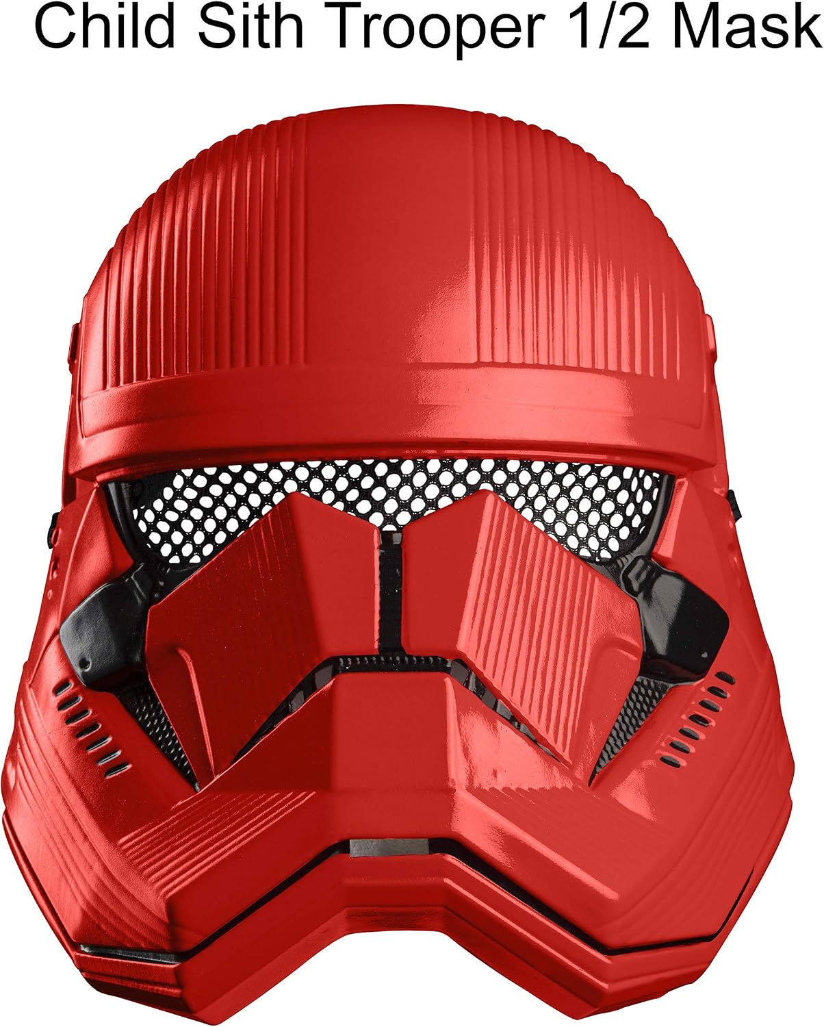 Rubies Official Disney Star Wars Ep 9, Red Stormtrooper Half Face Mask, Childs One Size Halloween, Mulitcolour - Image 3