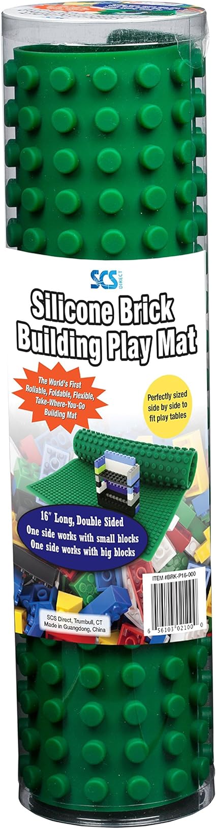 silicone brick building play mat