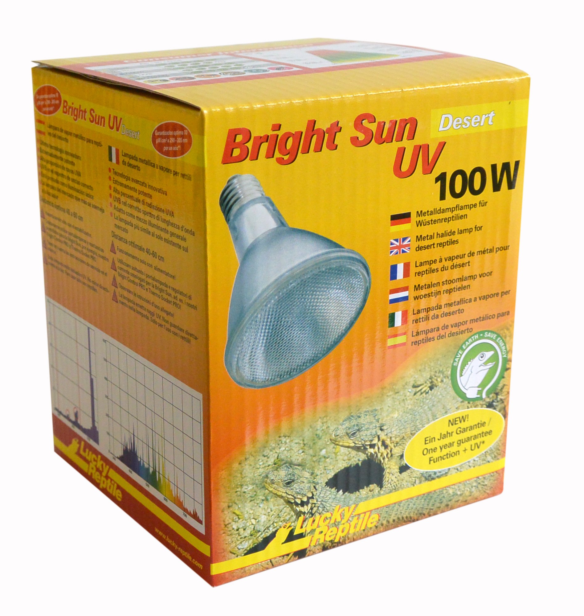 Lucky Reptile Bright Sun UV Desert,100 W