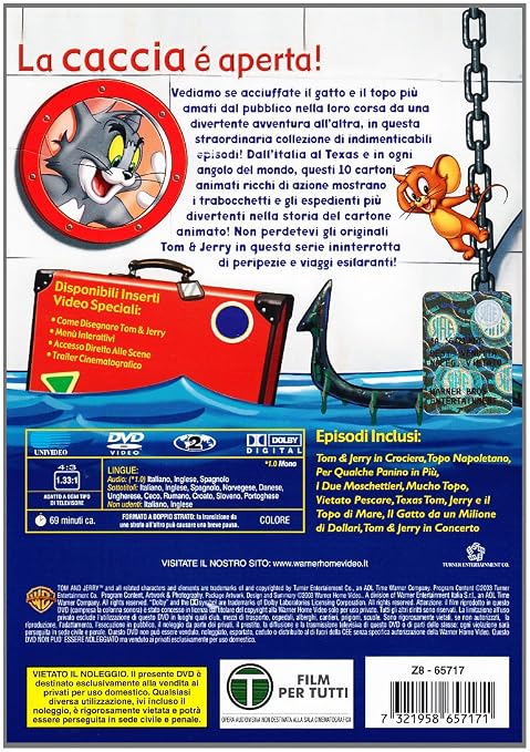 Amazoncom Tom Jerry Viaggio Intorno Al Mondo Italian