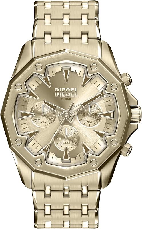 Stinger Uomo Orologio 46MM in acciaio inossidabile color oro, DZ4707 — foto 1 di 6