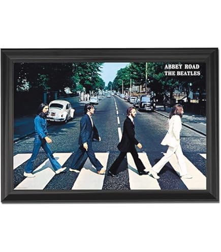 Amazon.com: Buyartforless Framed The Beatles Abbey Road 1969