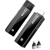 BIAZE Wireless HDMI Transmitter and Receiver 4K, 394FT Range Dual-Band Plug & Play Kit for PC TV Monitor Projector, Support 1080P@60Hz