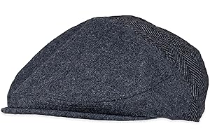 Dockers Men's Watchman Ivy Hat with Ear Flaps, Charcoal, Small/Medium