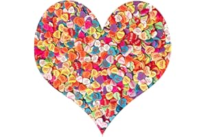 EHOPE Fake Sprinkles Resin Sprinkles Fake Candy Sprinkles Clay Sprinkles Polymer Sprinkles Polymer Clay Slices for Nail Art DIY Crafts Cake Phone Case(40G-Love Heart-47)