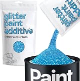 Hemway Ocean Blue Glitter Paint Additive 100g for Emulsion Acrylic Lacquer