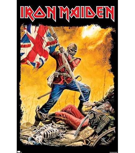 GB Eye Iron Maiden Eddie Soldat Kunstdruck Gerahmt – 30,5 X 40,6 Cm Metal-Fan Deko