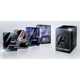 Avengers 4k + Blu Ray + Digital Complete 4 Movie Steelbook Collection Endgame + Infinity War + Age Of Ultron