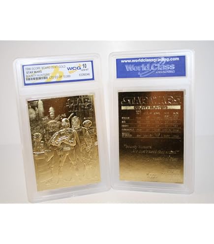 Amazon.com: 1996 Star Wars Official Genuine Gold Trading Cards All