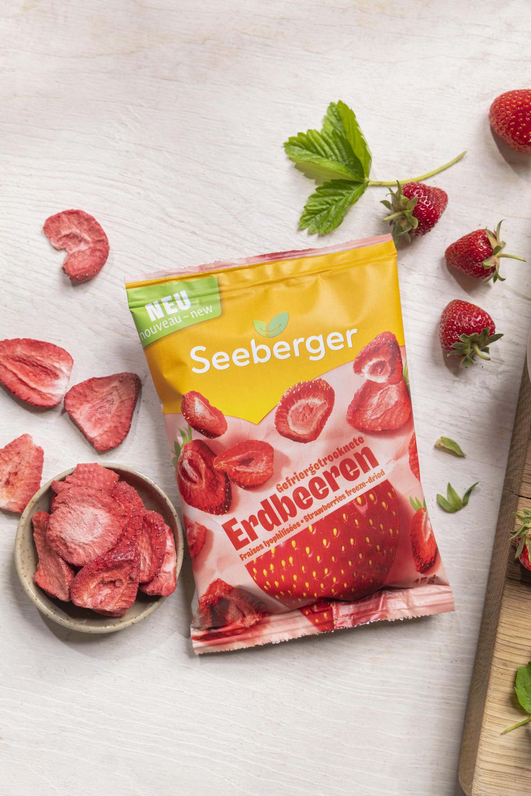 Seeberger Gefriergetrocknete Erdbeeren, 15g 4