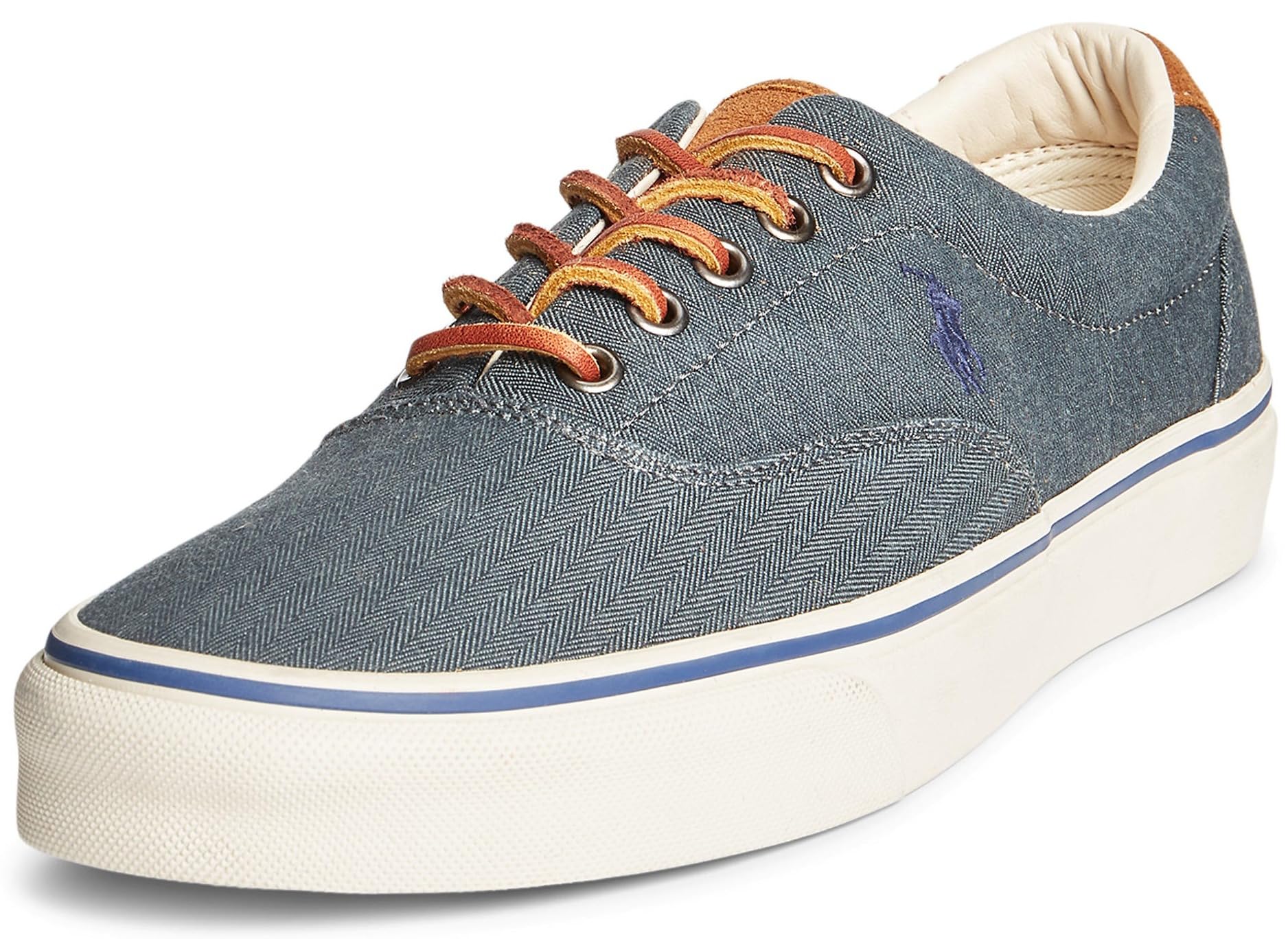 POLO RALPH LAUREN Keaton-Pony Sneaker Denim/Newport Navy 7 D (M)