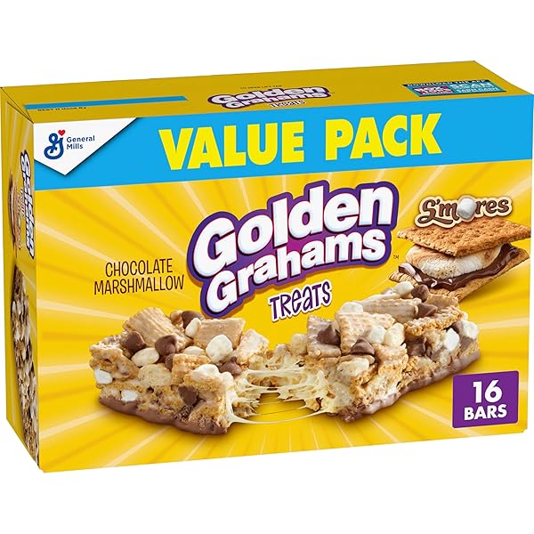 GOLDEN GRAHAMS CEREAL TREAT BARS, S’MORES, SNACK BARS,...