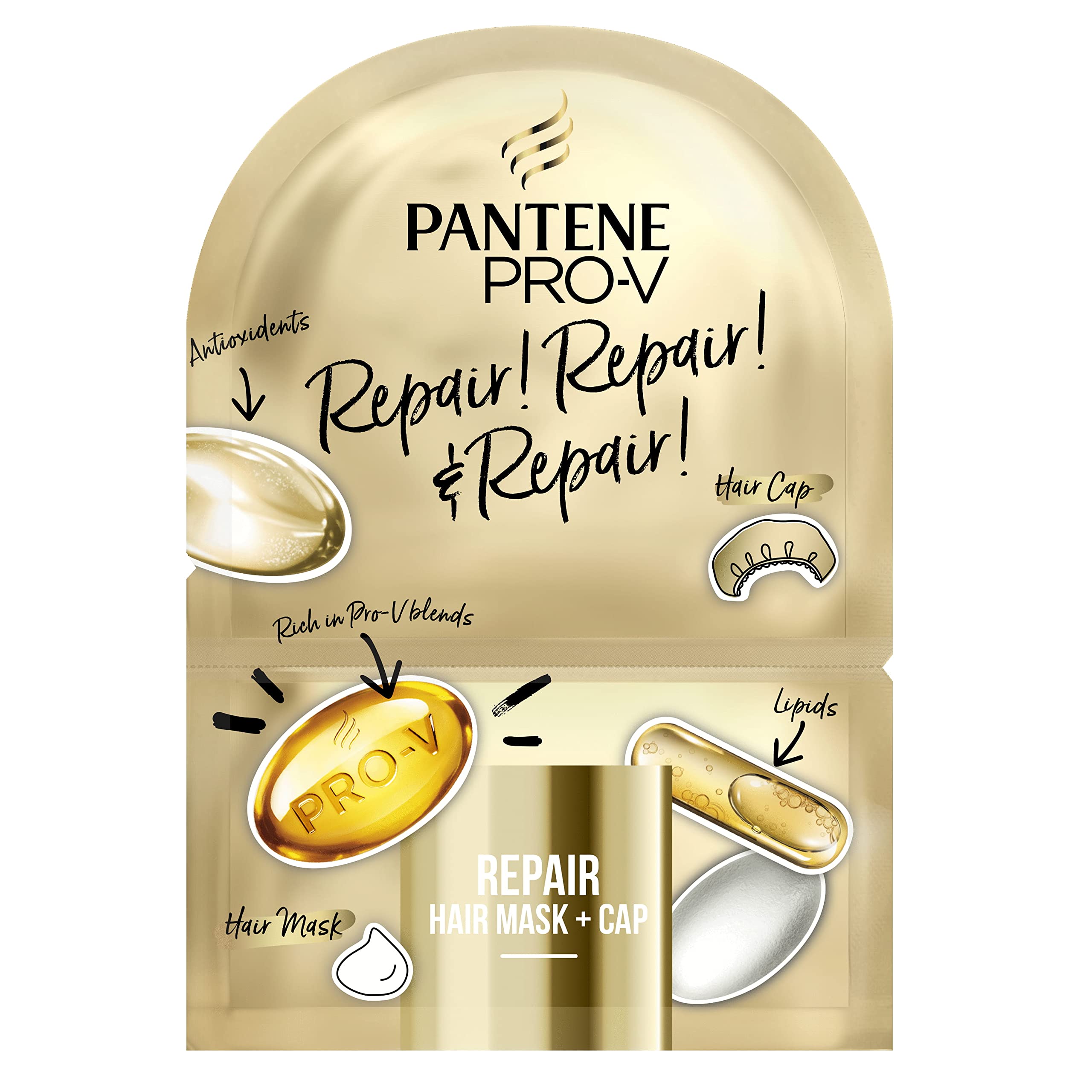 Pantene Pro-V Repair and Repair - Superfood Repair, Mask and Hat, 20 ml