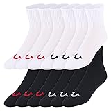 True Religion Mens Socks 12 Pack Mid Crew Socks for