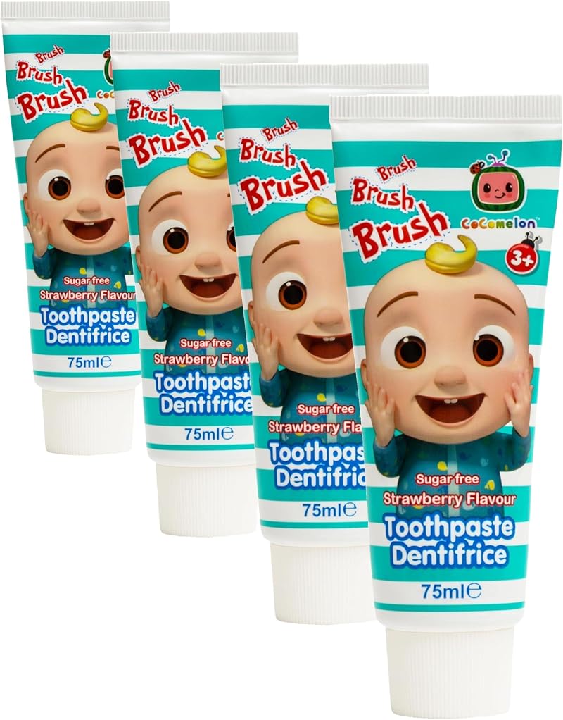 CoComelon Strawberry Toothpaste Sugar Free 74ml Pack of 4