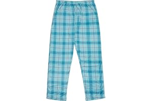North 15 Girl's Super Cozy Minky Fleece Plaid Lounge Pants (7-14)
